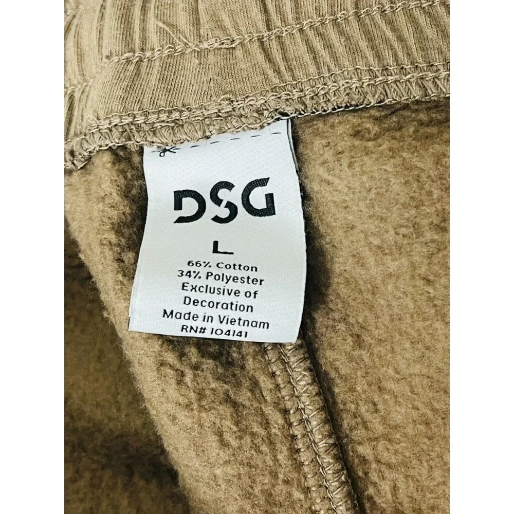DBG Menswear‎ Shorts Casual Drawstring Brown Lounge Gym Activewear